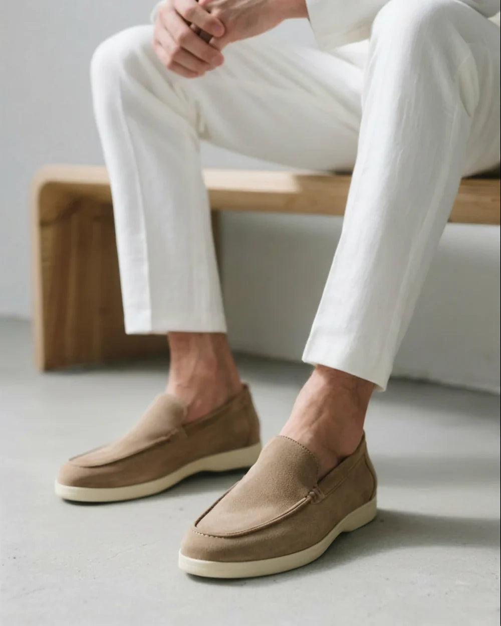Suede Loafers